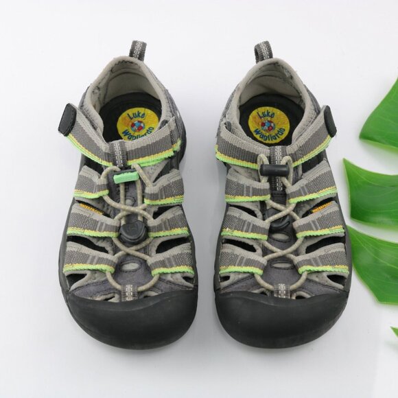 Keen Boys Newport H2 Sandal Size 3 Active Wet Dry Hike Quick Lace Toe Guard - Picture 2 of 12